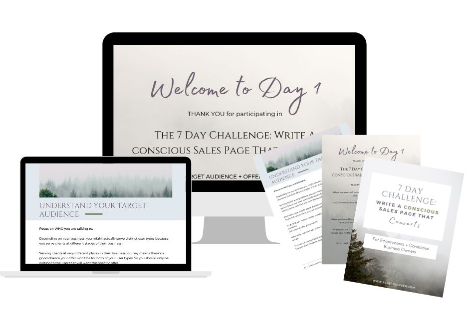 Ethical Sales Page Freebie ethical sales page