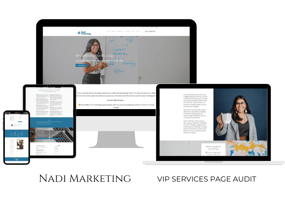 nadi marketing service page audit